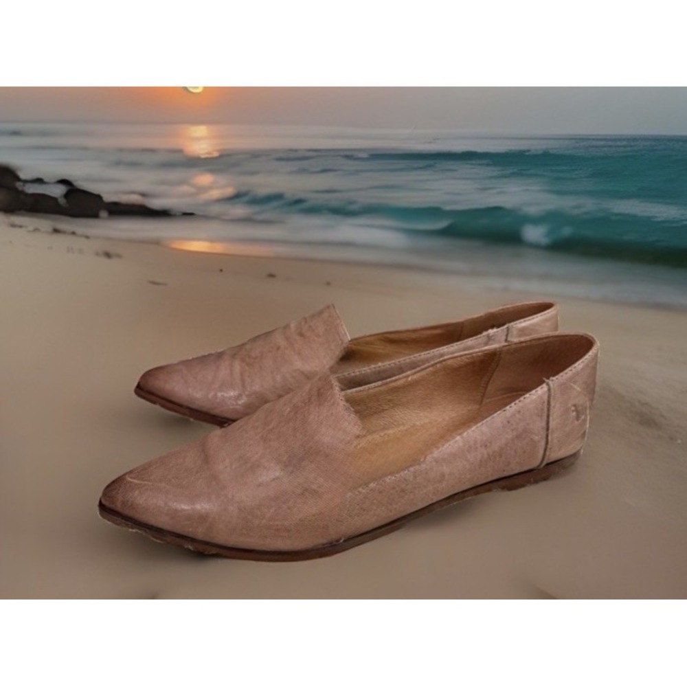 Frye Kenzie Venetian Loafers Brown Leather  Sz 9